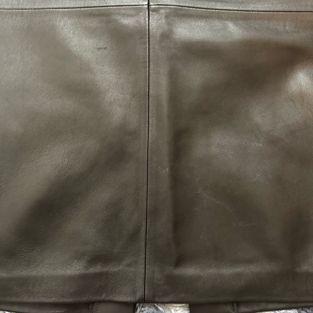 Lafayette 148 Leather NAPA skirt